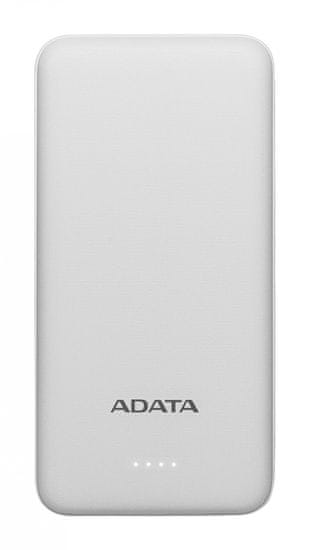 A-Data prenosna baterija PowerBank AT10000, 10000 mAh, bela