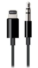 Apple Lightning na 3,5 mm avdio kabel, črn