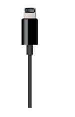 Apple Lightning na 3,5 mm avdio kabel, črn