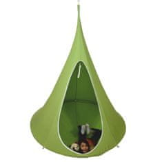 KONDELA Viseči gugalni stol Klorin New Klasik 150x150 cm - zelen