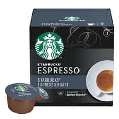 Starbucks Espresso Roast by NESCAFÉ Dolce Gusto Dark Roast, kapsule za kavo, (12 kapsul za 12 napitkov), škatla, 66 g, trojno pakiranje