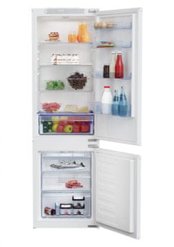 Beko BCHA275E4SN vgradni kombinirani hladilnik