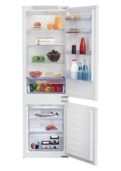 Beko BCHA275E4SN vgradni kombinirani hladilnik