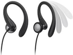Philips GO TAA1105BK športne ušesne slušalke z mikrofonom, črna