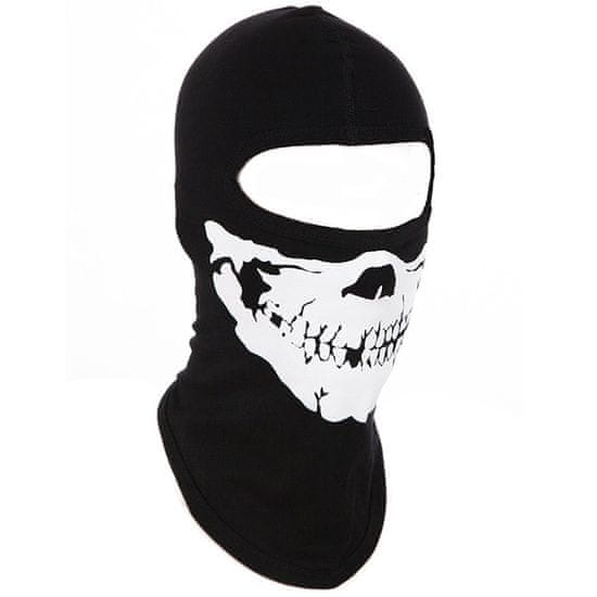 Cappa Racing Moto kapuca Skull črno/bela