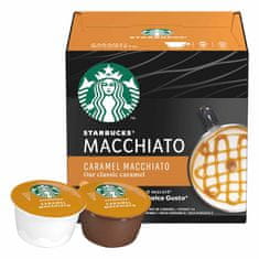 Starbucks Caramel Macchiato by NESCAFÉ Dolce Gusto, kapsule za kavo, (12 kapsul za 6 napitkov), škatla, 127,8 g, trojno pakiranje