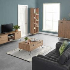 VonHaus Capri manjša TV omarica, hrast (3000032)