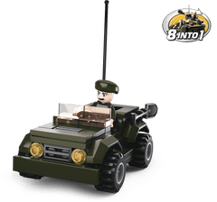 Sluban Army 8into1 M38-B0587F Jeep