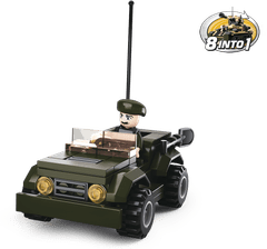 Sluban Army 8into1 M38-B0587F Jeep