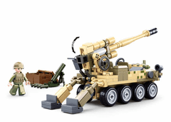 Sluban Army Model Bricks M38-B0751 Mobilni top 8x8 s kopenskim minometom