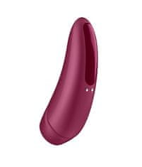 Satisfyer - Curvy 1+ Air Pulse Stimulator + Vibracije Bela - Rdeča