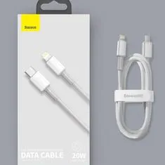 BASEUS Data kabel USB-C / Lightning PD 20W 1m, črna