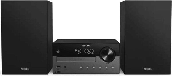 eleganten mikro sistem philips tam4505 60w moč bluetooth aux In usb predvajanje usb polnjenje dab fm tuner cd pogon mp3cd dizajn hifi sistemi basrefleks zvočniki