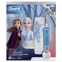 Oral-B Kids Ledeno kraljestvo 2 otroška električna ščetka + potovalni etui