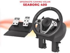 Genesis Seaborg 400 igralni volan, USB, PS4/PS3/PC/Nintendo/Xbox One/Xbox 360 - odprta embalaža
