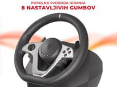 Genesis Seaborg 400 igralni volan, USB, PS4/PS3/PC/Nintendo/Xbox One/Xbox 360 - odprta embalaža