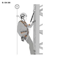 Climbing technology  Vrv za delo na višini- FINCH + STEEL + KONEKTOR - 3 m