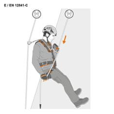 Climbing technology Pozicijska vrv - FINCH + COMBI za delo na višini + KONEKTOR - 3 m