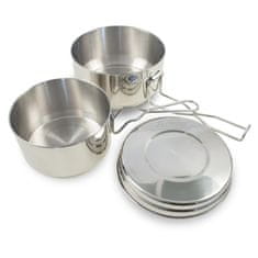 Yate 3 delni set posode - inox