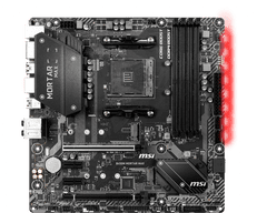 MSI B450M MORTAR MAX osnovna plošča, DDR4, SATA3, USB 3.2 Gen2, DP, AM4, mATX