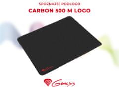 Genesis Carbon 500 M Logo gaming podloga, vodoodporna, zaščiteni robovi, 30 x 25 cm