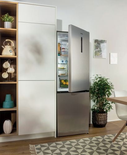 Prostostoječi kombinirani hladilnik Gorenje NRC6203SXL5 FastFreeze