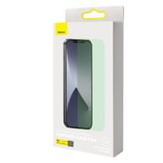 BASEUS Full Coverage Anti Blue 2x zaščitno steklo za iPhone 12 Pro Max