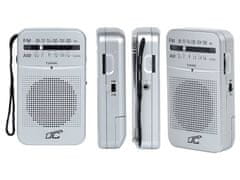 AM/FM žepni radio na baterije