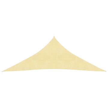 Vidaxl Senčno Jadro HDPE Trikotno 3.6x3.6x3.6 m Bež