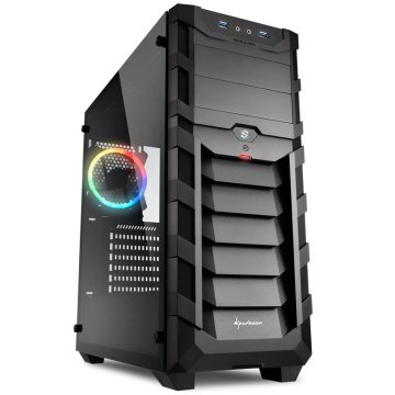 Sharkoon Skiller SGC1 RGB ohišje, midi-ATX