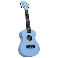 Greatstore Otroški ukulele soprano s torbo baby moder 23"