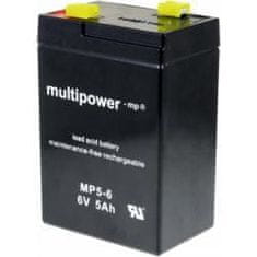 POWERY Akumulator dvigala UPS 6V 5Ah (nadomešča 4,5Ah 4Ah)
