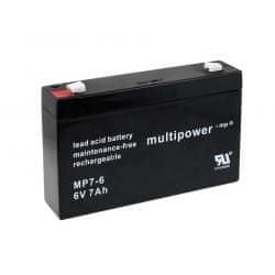 POWERY Svinčev baterija za multipower MP7-6