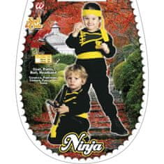 Widmann Pustni Kostum za ninjo Ninja Mala, 3-4 leta