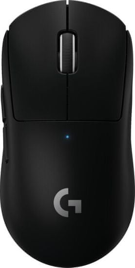 Logitech G Pro X Superlight brezžična gaming miška, črna (910-005880)