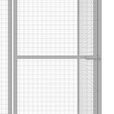 Vidaxl Mačja kletka 3x1,5x1,5 m pocinkano jeklo
