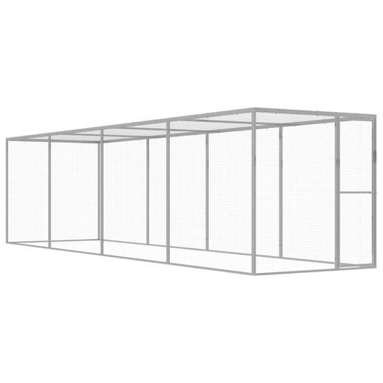 Vidaxl Mačja kletka 6x1,5x1,5 m pocinkano jeklo