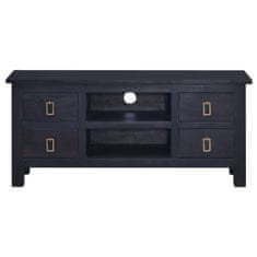Vidaxl TV omarica barva svetlo črne kave 100x30x45 cm trden mahagonij