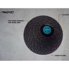 shumee Avento Žoga za slam z oblikovano površino, 6 kg, črna