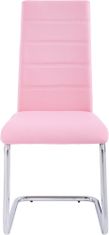 Danish Style Jedilni stoli Aber (SET 4), roza