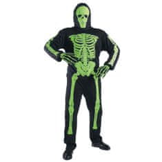 Widmann Pustni Kostum Neon Skeleton Zelen, 128