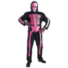 Widmann Pustni Kostum Neon Skeleton Roza, 140