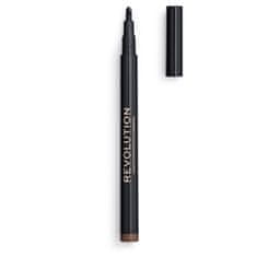 Makeup Revolution Micro Brow Pen 1 ml (Odtenek Medium Brown)