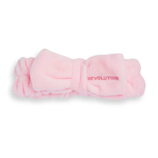 Revolution Skincare Kozmetični naglavni trak Pretty Pink Bow
