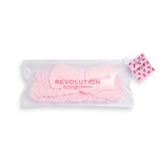 Revolution Skincare Kozmetični naglavni trak Pretty Pink Bow