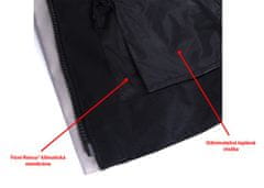 Cappa Racing Moška tekstilna motoristična jakna MELBOURNE, siva/fluo/črna 3XL