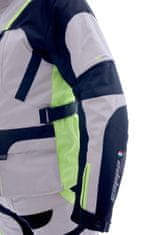 Cappa Racing Moška tekstilna motoristična jakna MELBOURNE, siva/fluo/črna 5XL