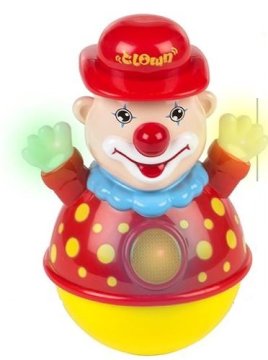 SELIS klovn z zvokom in lučko, 2,15 cm