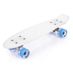 MTR Pennyboard deska 56 cm z LED kolesi, White Eagle S-112