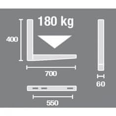 Rodigas Konzola za klimo MS406 700mm